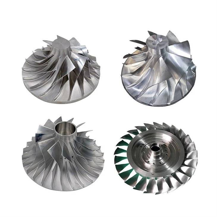 CNC Machining Turbine Wheel For Engine Billet Turbo Supercharger Impeller